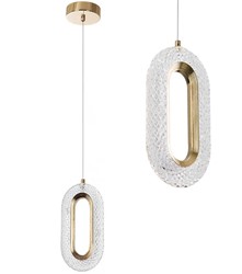 LAMPA WISZĄCA KRYSZTAŁOWA LED G113-1CP Złota