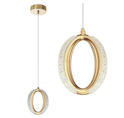 LAMPA WISZĄCA KRYSZTAŁOWA LED G114-1CP Złota