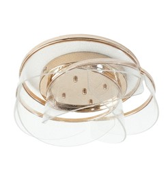 Lampa sufitowa G139-C 50cm plafon LED ZŁOTA