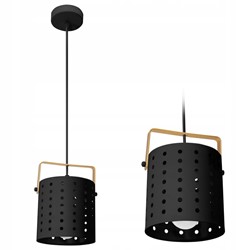 LAMPA WISZĄCA METALOWA LOFT APP956-1CP BLACK