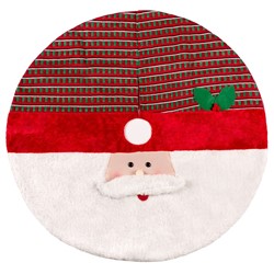 MATA POD CHOINKĘ DYWANIK RED/WHITE 100 CM