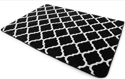 Dywan 3d CLOVER BLACK & WHITE