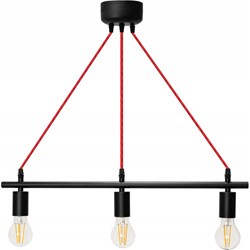 LAMPA WISZĄCA NOWOCZESNA METALOWA APP420-3CP BLACK