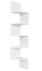 PÓŁKA NAROŻNA ZIG ZAG WHITE