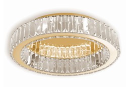 LAMPA KRYSZTAŁOWA PLAFON APP1719-C 40 cm Złota