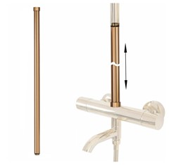 Przedłużka do zestawu wannowo-prysznicowego Miedź Szczotkowana 60cm