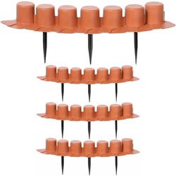 OBRZEŻE TRAWNIKOWE HD 7093 KPL. 4 SZT TERRACOTTA