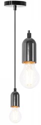 LAMPA WISZĄCA OPRAWKA COPPER APP353-1CP - BLACK