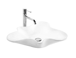 umywalka nablatowa nowoczesna umywalka do łazienki umywalka ceramiczna biała estetyczna umywalka do łazienki umywalka na blat łazienkowy umywalka z ce