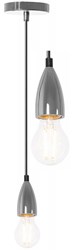 LAMPA WISZĄCA OPRAWKA COPPER APP358-1CP - SILVER