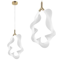Lampa sufitowa glamour z kryształami Toolight Złota lampa wisząca z sześcioma punktami światła Lampa sufitowa E14 do salonu i sypialni Oświetlenie gla