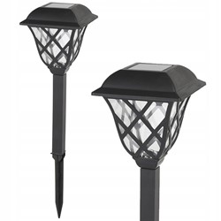 LAMPA SOLARNA OGRODOWA WBIJANA LAMPION LED