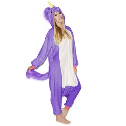 KIGURUMI PIŻAMA PRZEBRANIE PEGAZ FIOLETOWY