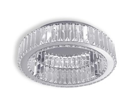 Lampa sufitowa glamour z kryształami Toolight Złota lampa wisząca z sześcioma punktami światła Lampa sufitowa E14 do salonu i sypialni Oświetlenie gla
