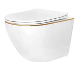 misa WC podwieszana bezkołnierzowa nowoczesna misa WC Rimless misa WC Carlo do łazienki podwieszana misa WC biała ceramika sanitarna łazienka eleganck