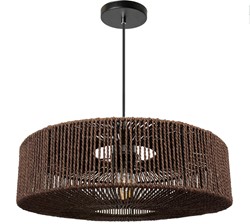 LAMPA APP1295-1CP BRĄZOWA WISZĄCA BOHO