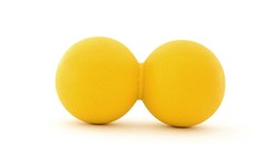 PIŁKA DO MASAŻU PODWÓJNA YELLOW