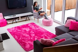 Dywan Pluszowy HOT PINK