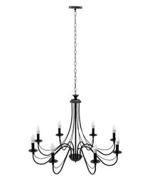 LAMPA W STYLU RUSTYKALNYM APP648-8CP BLACK