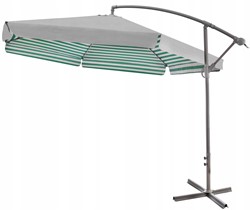 WYSOKI PARASOL OGRODOWY SKŁADANY 3 M L.GREY