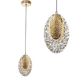 LAMPA WISZĄCA KRYSZTAŁOWA LED G088-1CP Złota